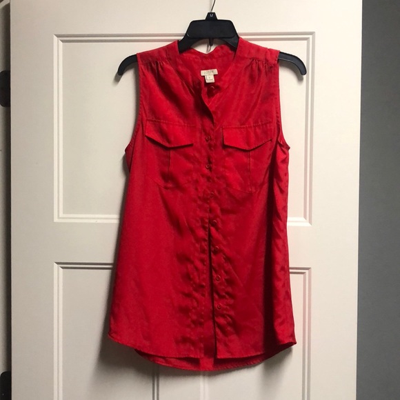 J crew button up tank - Picture 1 of 4